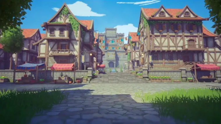Stylized Medieval Village